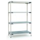 MetroMax 4-Shelf Open Grid Plastic Shelving Unit - X326GX3