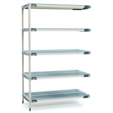 MetroMax 5-Shelf Open Grid Polymer Shelving Unit - 5AX317GX3 MetroMax 5-Shelf Open Grid Polymer Shelving Unit - 5AX317GX3