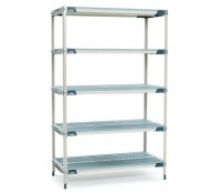 Metro 5-Shelf MetroMax i Open Grid Polymer Shelving