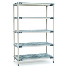 MetroMax 5-Shelf Open Grid Polymer Shelving Unit - 5X317GX3 MetroMax 5-Shelf Open Grid Polymer Shelving Unit - 5X317GX3