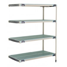 MetroMax 4-Shelf Open Grid Polymer Shelving Unit - AX316GX3 MetroMax 4-Shelf Open Grid Polymer Shelving Unit - AX316GX3