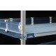 MetroMax MXLS24-4P Solid Clear Stackable Shelf Ledges