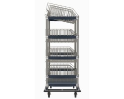 MetroMax Sloped Basket Dolly Cart - MXIV4