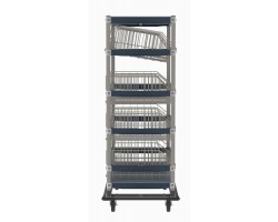 MetroMax Sloped Basket Dolly Cart - MXIV5