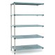 MetroMax-Q 5-Shelf Open Grid Plastic Shelving Unit - 5AQ317G3