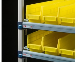 MetroMax-Q 5-Shelf Open Grid Plastic Shelving Unit - 5Q317G3