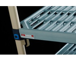 MetroMax-Q 5-Shelf Open Grid Plastic Shelving Unit - 5Q317G3