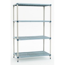 MetroMax-Q 5-Shelf Open Grid Plastic Shelving Unit - 5Q317G3 MetroMax-Q 5-Shelf Open Grid Plastic Shelving Unit - 5Q317G3