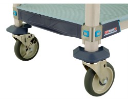 MetroMax I 5-Shelf Plastic Shelves Lab Cart - 5X1842EGX3