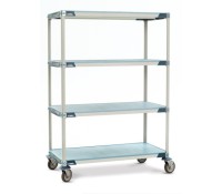 MetroMax-i Open Grid 4-Shelf Polymer Lab Cart