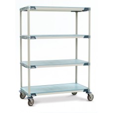MetroMax I 4-Shelf Open Grid Plastic Shelves Cart - X1830EGX3 MetroMax I 4-Shelf Open Grid Plastic Shelves Cart - X1830EGX3
