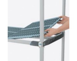 MetroMax I 4-Shelf Open Grid Plastic Shelves Cart - X1830EGX3
