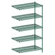 Metroseal 5-Shelf Corrosion Resistant Wire Shelving Unit - 5AN317K3