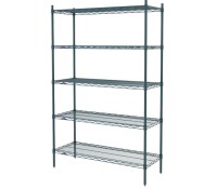 Metro 5-Shelf Corrosion Resistant Metroseal-3 Wire Shelving Unit