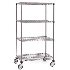 Metroseal-4 Super Erecta Industrial Wire Shelf Cart - 1824NK4-5MP Metroseal-4 Super Erecta Industrial Wire Shelf Cart - 1824NK4-5MP