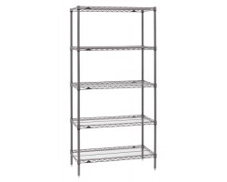 Metro 4-Shelf Super Erecta Metroseal Gray Shelving - 182463NK4