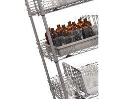 Metro 4-Shelf Super Erecta Metroseal Gray Shelving - 182463NK4