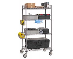 Metro Industrial Super Erecta Metroseal Gray Wire Shelf - 1824NK4
