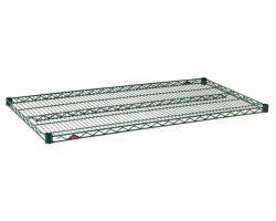 Metroseal 4-Shelf Corrosion Resistant Wire Shelving Unit - 5N317K3