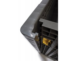 Monoflo BC4844.5-42 Collapsible Bulk Container | 48x44.5x42 High-Capacity Foldable Bin