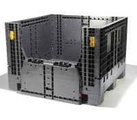 Monoflo 48 x 45 Collapsible Bulk Container With Welded Base and Drop Door
