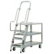 New Age Industrial 50061 Aluminum 3-Step Stock Picker Truck