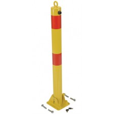 Vestil PARK-P-60-FD Fold Down Bollard with Lock | 35-1/2 in High x 2-1/2 in OD Vestil PARK-P-60-FD Fold Down Bollard with Lock | 35-1/2 in High x 2-1/2 in OD