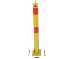 Vestil PARK-P-60-FD Fold Down Bollard with Lock | 35-1/2 in High x 2-1/2 in OD