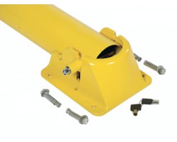 Vestil PARK-P-60-FD Fold Down Bollard with Lock | 35-1/2 in High x 2-1/2 in OD