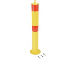 Vestil PARK-P-60 Fixed Height Bollard with Eyelet | 35-1/2 in High x 2-1/2 in OD