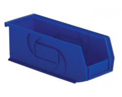 LEWISbins PB104-4 Hopper Front Plastic Small Part Bins - 6 per Carton