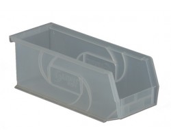 LEWISbins PB104-4 Hopper Front Plastic Small Part Bins - 6 per Carton