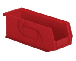 LEWISbins PB104-4 Hopper Front Plastic Small Part Bins - 6 per Carton