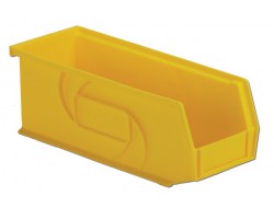 LEWISbins PB104-4 Hopper Front Plastic Small Part Bins - 6 per Carton