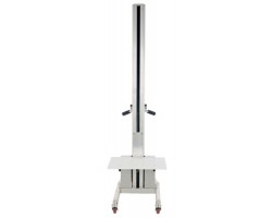Vestil DC Powered Aluminum Quick Lift with 125 lb Capacity and 72 in Lift | PEL-100A-D3
