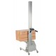 Vestil DC Powered Aluminum Quick Lift with 125 lb Capacity and 72 in Lift | PEL-100A-D3