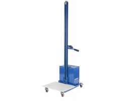 Vestil DC Powered Steel Quick Lift with 125 lb Capacity and 72 in Lift | PEL-100S-D3