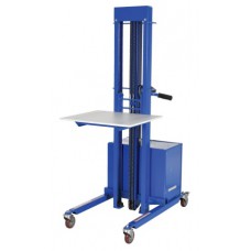 Vestil DC Powered Steel Quick Lift with 400 lb Capacity and 57-inch Lift | PEL-400S-57-D3 Vestil DC Powered Steel Quick Lift with 400 lb Capacity and 57-inch Lift | PEL-400S-57-D3