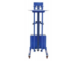 Vestil DC Powered Steel Quick Lift with 400 lb Capacity and 57-inch Lift | PEL-400S-57-D3