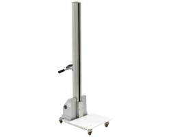 Vestil DC Powered Aluminum Quick Lift with 175 lb Capacity and 57 in Lift | PEL-88A-D3