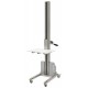 Vestil DC Powered Aluminum Quick Lift with 175 lb Capacity and 57 in Lift | PEL-88A-D3
