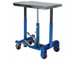Vestil PT12-10 Low Profile Hydraulic Post Table with 1,000 lb Capacity | Foot Pump Lift