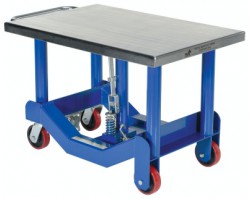 Vestil PT12-40 Low Profile Hydraulic Post Table with 4,000 lb Capacity | Foot Pump Lift