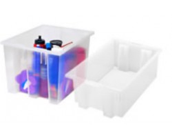 Quantum Stack-Nest Clear Plastic Storage Containers - SNT300CL