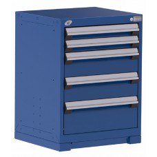 Rousseau R5ACD-3011 Stationary Modular Storage Cabinet – Heavy-Duty 5-Drawer Industrial Storage Cabinet