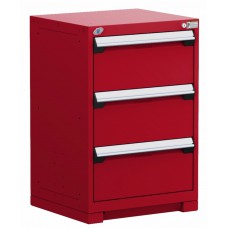 Rousseau R5ACG-3405 Stationary Modular Storage Cabinet – Heavy-Duty 3-Drawer Industrial Storage Cabinet