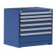 Rousseau R5AEC-3001 Stationary 6-Drawer Modular Storage Cabinet – Heavy-Duty Industrial Tool & Parts Storage