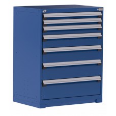 Rousseau R5AEC-4409 Stationary 7-Drawer Modular Storage Cabinet – Heavy-Duty Industrial Tool & Parts Storage Rousseau R5AEC-4409 Stationary 7-Drawer Modular Storage Cabinet – Heavy-Duty Industrial Tool & Parts Storage