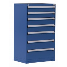 Rousseau R5AEC-5861 7-Drawer Stationary Modular Storage Cabinet – Heavy-Duty Industrial Tool & Parts Storage System