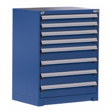 Rousseau R5AEE-4413 8-Drawer Stationary Modular Storage Cabinet – Heavy-Duty Industrial Tool & Parts Storage